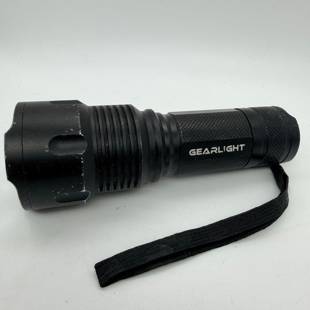 GearLight S1200 High-Powered LED Flashlight Mid Size Zoomable Water Resistant